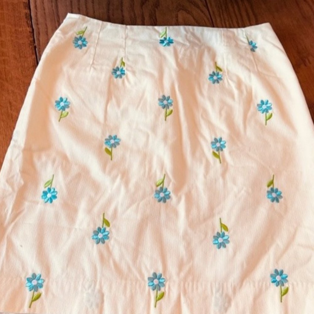 VTG Lilly Pulitzer White Tag Skirt